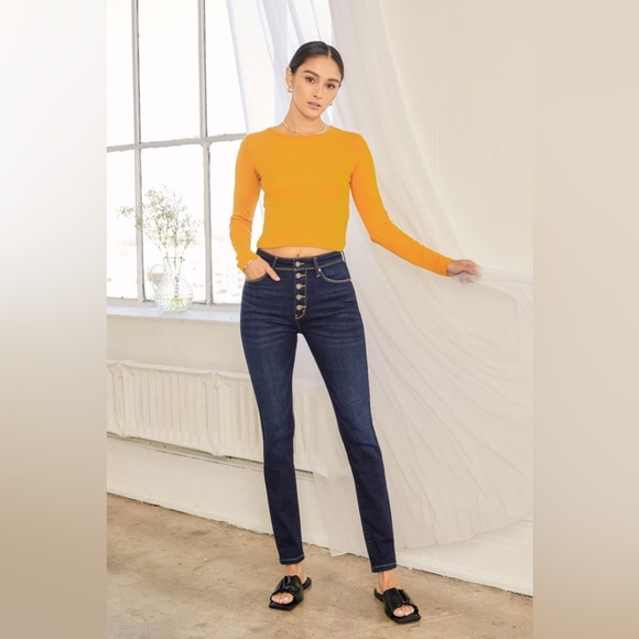 KanCan High Rise Super Skinny Jeans - Picture 3 of 4